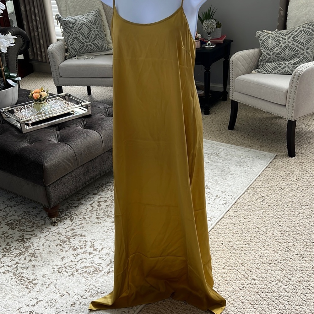 Skims silk long sleep slip